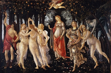 Alegoría de la primavera, Botticelli