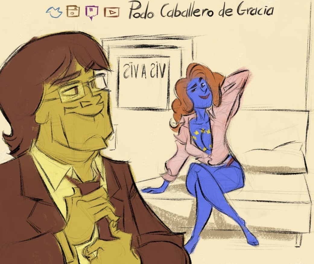 Viñeta de Podo, Caballero de Gracia