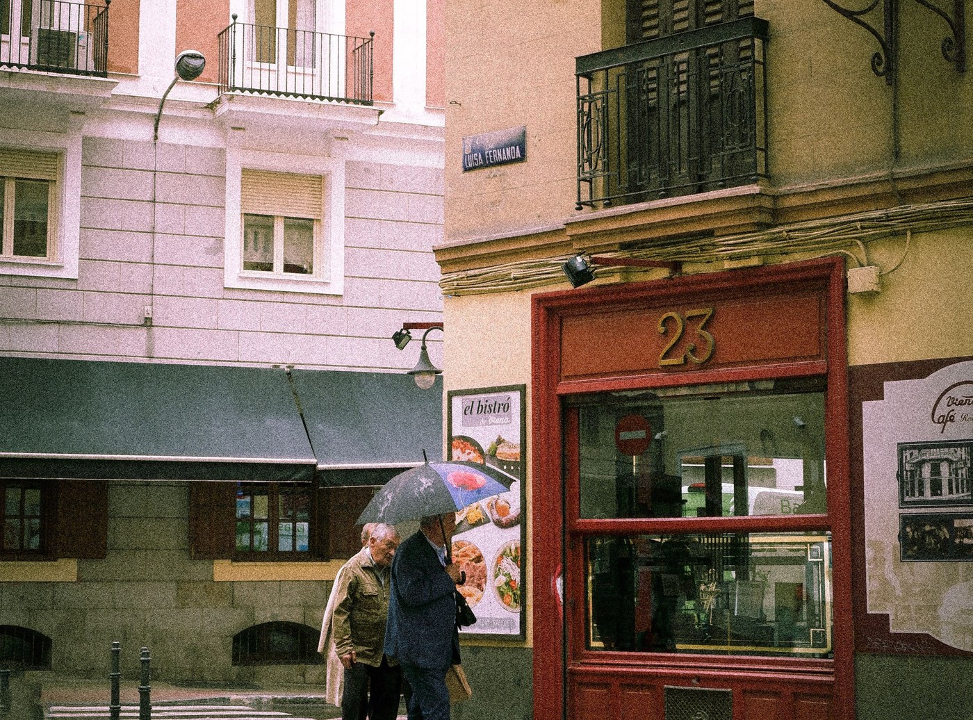 Una calle del centro de Madrid