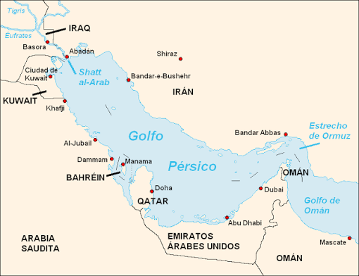 Mapa de la ruta del Corredor Norte-Sur
